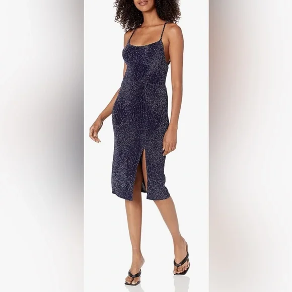 speechless bodycon dress Speechless  Navy Glitter Long Sleeve, Bodycon Dress, Size: Large (L),  Size: L Spee